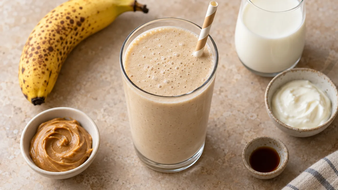 Banana Peanut Butter Smoothie