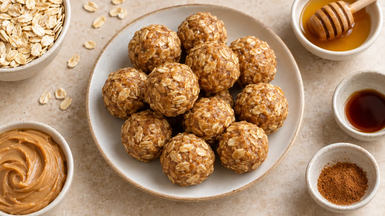 Honey Peanut Butter Oat Bites